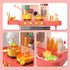 Kids Kitchen Play Set - Interactive 50Pcs Pretend Kitchen Toys with Realistic Sound Effects, Suitable for Ages 2-12