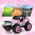 Carox Remote Control Car for Girls, 160 mins Pink RC Convertible Truck with Doll & Sticker, 1:16 Scale, Ages 4-12