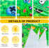 Pixel Miner Game Tablecloth for Party, 3 Pack Videogame-Themed Table Covers, 51 x 87 Inch for Kids Birthday
