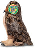 (17 inches Melissa & Doug Giant Owl - Lifelike Stuffed Animal Tall), Brown