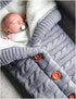 Grey1) XMWEALTHY Unisex Infant Swaddle Blankets Soft Thick Fleece Knit Baby Girls Boys Stroller Wraps (Baby