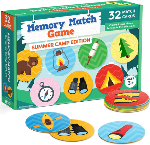 Matching Memory Game for Kids Ages 4-8, Memory Matching Games for Toddlers 3-5, Educational Toys for Preschool