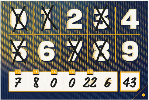 The Number Party Game - Fun Risk Taking Strategy Board Game for Family Game Night, Ages 8+, 3-5 Players