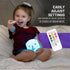 Lumipets Remote Control Silicone Night Light for Kids - Elephant Design with 9 Soft Colors & Sleep Timer