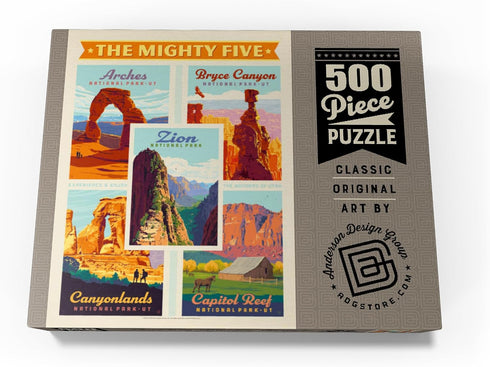 MyPuzzle The Mighty Five: Utah National Parks - Premium 500 Piece Jigsaw Puzzle for Adults