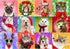 100 Piece Puzzles for Kids Ages 4-8, Christmas Puzzle Dogs and Cat Puzzles, Holiday Jigsaw Puzzles for Kids