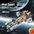 STEM Mechanical Engineering Building Toy, 955 Pcs Starcraft Take Apart Building Blocks, DIY Learning Construction Kit