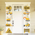 DISHIDIANZI 10 Pcs Construction Themed Party Cardboard Cutout Porch Banner Sign Decoration Supplies