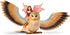 Schleich bayala Flying Fairy with Glam Owl Playset - Magical Fairy and Pet Owl Figurine, Imaginative Toy for Children