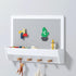 2 1 UTEX in Building Block Wall Panel for Kids with Shelf and Hooks, Wood Wall Shelf for Playroom, Nursery