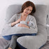 55 inches Amagoing Pregnancy Pillows for Sleeping, U Shaped Maternity Full Body Pillow for Pregnant Women with Hip