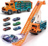 Toddler Car Truck Toys,Car Carrier Truck Toy for Kids Age 3-5 4-8,Foldable