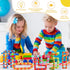 60 Packs Sotiff Wacky Track Fidget Toy Fidget Links Colorful Snake Toy Gift for Kids Adult Autism Stress Relief Therapy