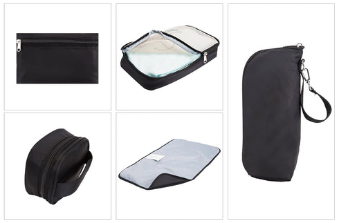Large Black Tote Diaper Bag from SoHo Williamsburg