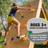 Squirrel Products Rock Climbing Holds for Kids, Deluxe Extra Large Climbing Rocks with Mounting Hardware for DIY