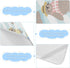 SyXIOP 28" 52" Cartoon Cute Seal Beach Vacation Cooling Baby Waterproof Crib Mattress Cover x Washable Padded Crib