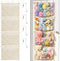 Over Door Large-Capacity Stuffed Animal Storage with Metal Hook & Wooden Stick,