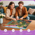 DAGIRT 500 500 20.5 15 Piece Jigsaw Puzzles for Adults, Colorful Desert Piece Puzzle, Vibrant Landscape with Cacti, Fox