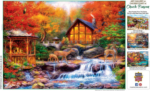 MasterPieces 1000 Piece Jigsaw Puzzle - Colors of Life for Adults, Family, or Youth, 19.25"x26.75"