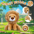 VercanMonth 12 Set 6 Inches Pieces Lion Plush Cuddly Lion Stuffed Animal Soft Cuddly Plushie for Boys Girls Birthday
