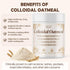 IOUFCIY 100% Colloidal Oatmeal, Pure Natural Colloidal Oatmeal Powder for Itchy-Feeling, Dry, Sensitive Skin, Ideal