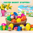 12 Pack IJIGU Prefilled Easter Eggs with Food Squishy Toys Keychains, Easter Eggs Filled for for Easter Egg Hunt