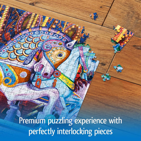 1000 Wonder Forge Cotton Candy Carousel Piece Jigsaw Puzzle for Adults | Unique, Perfectly-Fitting Pieces | Fun