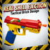DITOON Dreamplay Shell Ejecting Toy Gun, DIY Automatic Pull Back Action Platebase Compatible with Legos Shooting Games