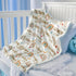 Personalized Baby Blanket with Name, Custom Baby Girl Blankets for Girls with Rainbow Decor, Name Blanket Newborn