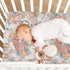 Pigsaly 27x39 Inch Crib Sheets Watercolor Horse Roses Baby Sheet for Standard Crib Mattress Boys Girls Toddler Bed