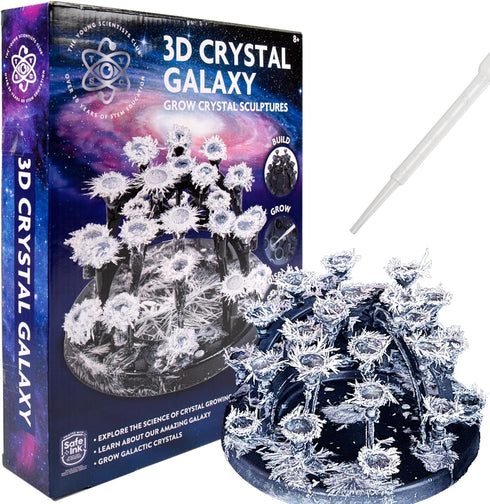 3D Crystal Galaxy - Grow Crystal Sculptures Science Kit for Kids, STEM Gifts for Boys & Girls
