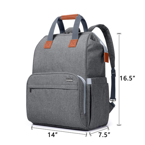 Backpack 2 LUXJA Breast Pump Bag with Compartments for Cooler Bag and Laptop, Breast Pump with Options for Wearing