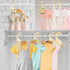 8Pcs Closet Closet (0-24 R HORSE Safari Baby Dividers, Double Sided Nursery Hanger Dividers Wood Baby Size Organizers