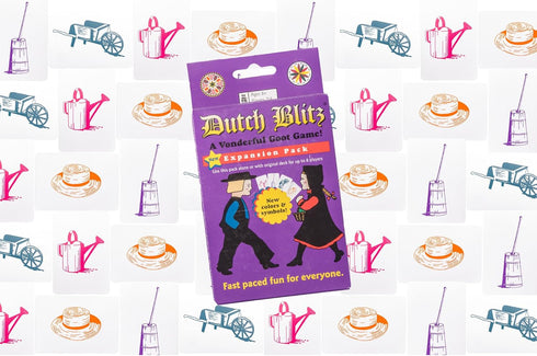 Dutch Blitz: Purple Expansion Pack - Use Alone or with Original Deck for 2-4 Players, Fast Paced Card Game