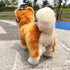 Shiba Inu Plush Corgi Pillow, Cute Dog Doll Stuffed Animal Plush Toy, 12 Inches (Brown)