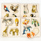 QUOKKA Wooden Puzzles for Toddlers 1-3 - 4 Set Animal and Birds Pegged Learning Toy for Kids Gift