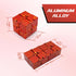 Red & Yellow Infinity Cube Fidget Toy - Quiet, Portable Stress Relief for All Ages