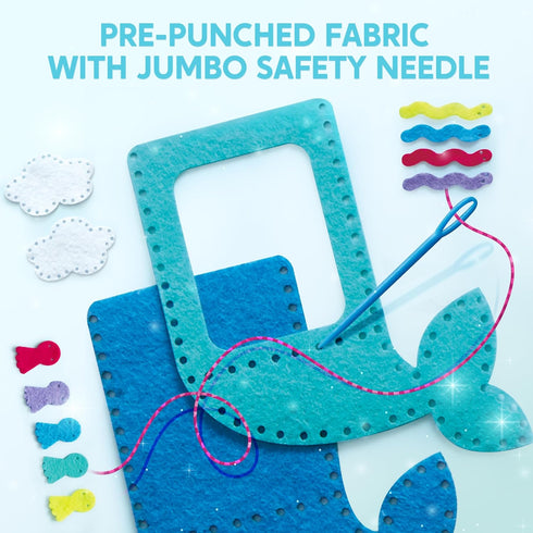 7 6+, Klever Kits Sewing Projects- My First Kids Sewing Kit- Easy DIY Arts and Crafts for Girls, Craft Kits, Birthday