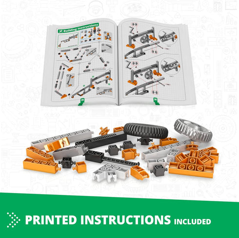Engino STEM Toys - Construction Toys for Kids 9+, Mechanics Gears & Worm Drives, Educational Gifts for Boys & Girls