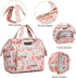 Pink Small Diaper Bag Backpack, Waterproof Multi-Function Mini Tote Maternity Travel Backpack with Insulated Pockets