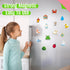 50 4+ PCS CVCC & CCVC Object Magnets, Magnetic Thickened Fridge Magnets Adorable Educational Learning Toys