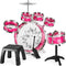 Best Choice Products 11-Piece Kids Beginner Drum Kit, Musical Instrument Toy Drum
