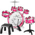 Best Choice Products 11-Piece Kids Beginner Drum Kit, Musical Instrument Toy Drum