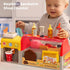 lalalark Playset 40+ 3+ Toss 'n Toast Sandwich Restaurant for Kids, Pieces Pretend Food with Interactive Magic Slicer