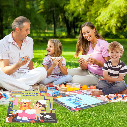 Cards30 Kids(2 Logical Puzzle,Sequence Matching Game,with Scenes,STEM Educational Toys for Kids,Stocking Stuffers