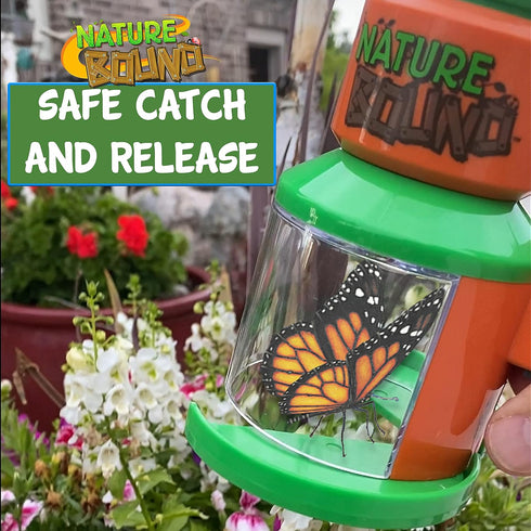 Nature Bound Bug Catcher and Viewer - Outdoor Exploration Tool for Insects - Handy Trigger Design for Kids