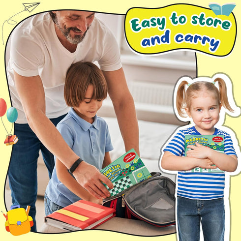 Torlam Magnetic Travel Games for Kids, Board Game Chess Party Camping Games Road Family Night Car Trip Games Activities