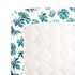 Super Soft Green & White Palm Leaf Crib Fitted Sheet by NoJo