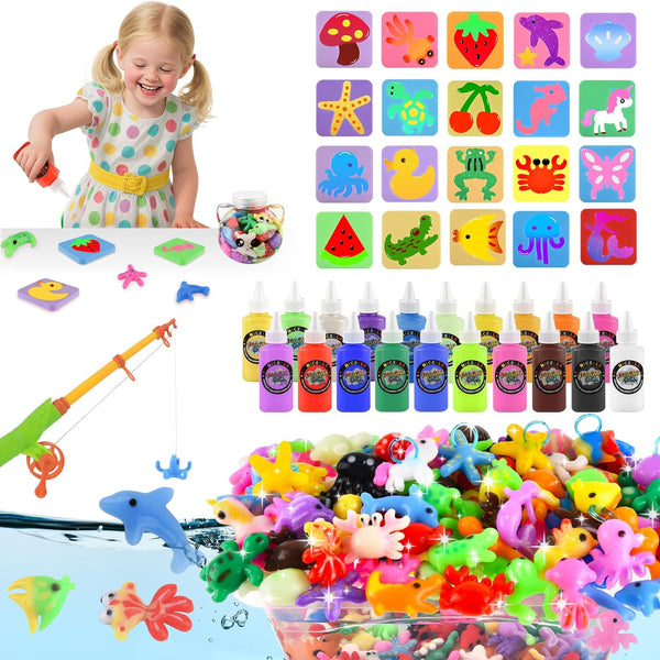Magic Gel Water Elf Toy Kit, Squishy Making Kit for Kids with