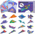 Leven DIY Paper Airplane Book, 16 Creative Folding Paper Planes with 48
